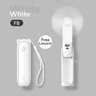JISULIFE Portable Fan Mini Handheld Fan USB 4500mAh Recharge Hand Held Small Pocket Fan with Power Bank Flashlight Feature