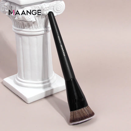 Velora Beauty Flat Top Foundation Brush with Box Powder Blush Concealer Makeup Tool