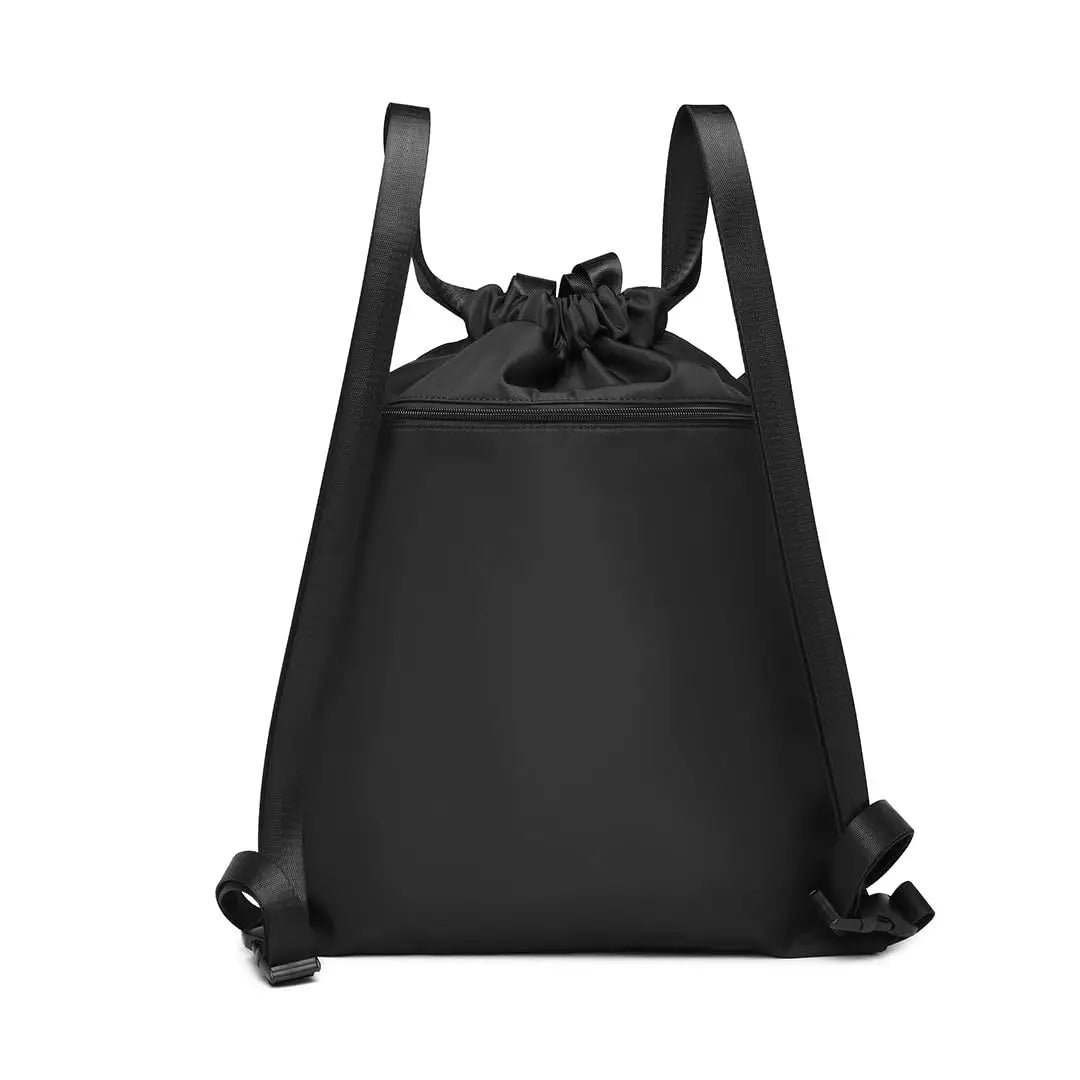 Drawstring Gym Bag Multifunctional Backpack Shoulder Bag for Sport Travel Work School
