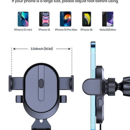 TOPK Air Vent Car Phone Holder Universal Handsfree Mount for iPhone Android Stand
