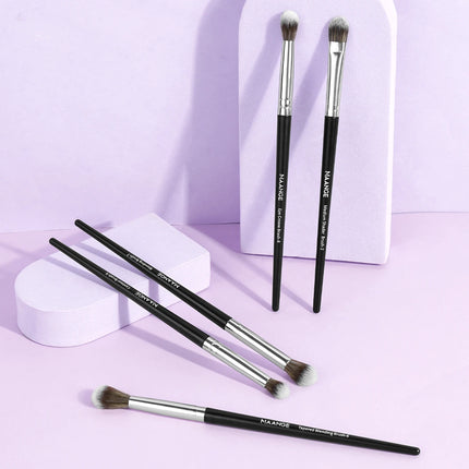 Velora Beauty 5pcs Eyeshadow Brush Set Concealer Shader Soft Bristles Makeup Tools