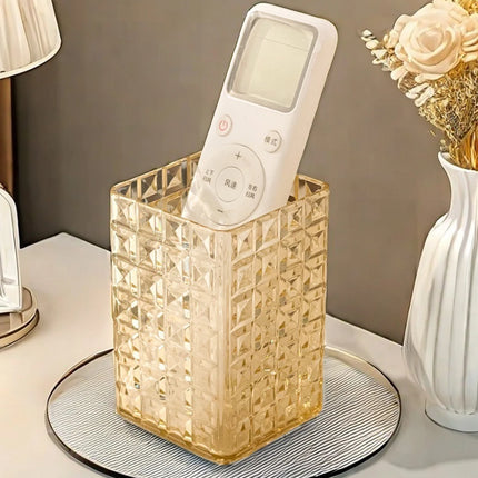 WORTHBUY Clear Makeup Brush Holder & Cosmetic Organiser