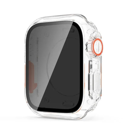 Apple Watch Screen Protector PC Bumper Case 40/41/44/45/46mm Series 10–5 SE Ultra Look