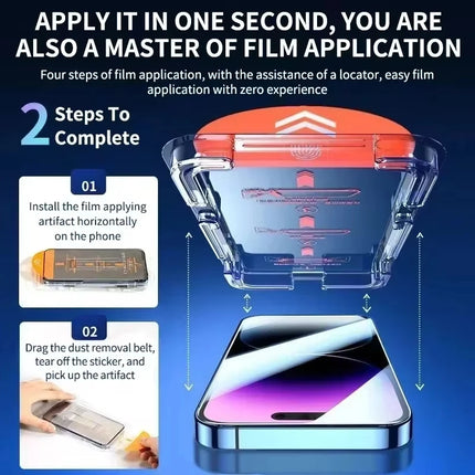 Samsung Galaxy Ultra FE A56 tempered glass screen protector by OKEYWOW, dust-free design, clear and durable for 8K screens.
