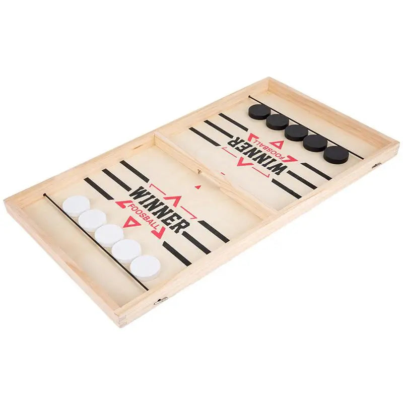 Fast Sling Puck Board Game: Foosball Winner & Catapult Chess - Parent-child Interactive Toy for Children