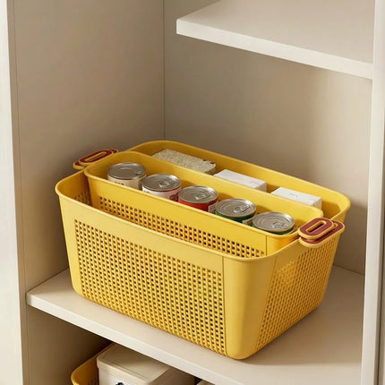 StackEase Plastic Storage Basket for Bedroom & Wardrobe
