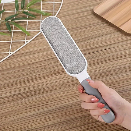 FurSweep Dual Action Pet Hair Remover Electrostatic Lint Brush for Fabric Sofa Carpet Clothes