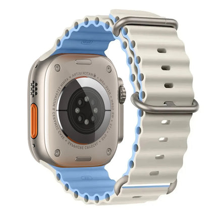 OceanFlex Silicone Sport Band for Apple Watch Ultra 2/Ultra/Series 10/9/8/7/6/SE 38mm–49mm