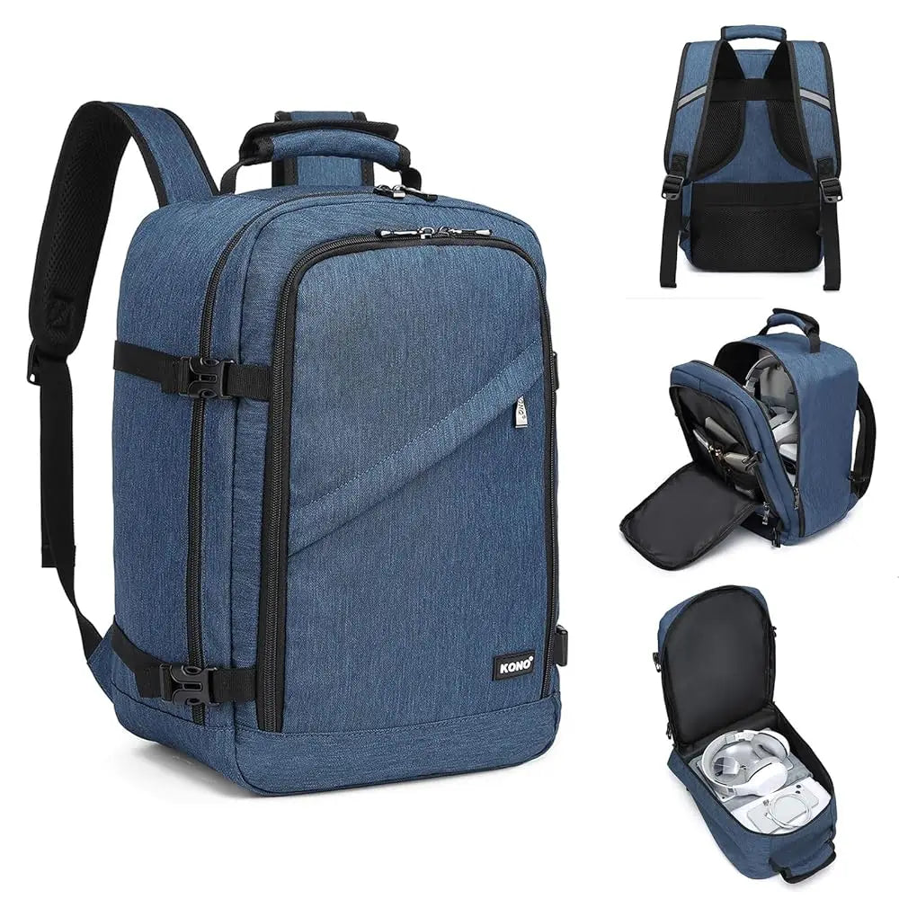 Kono Cabin Bag 40x20x25 for Ryanair Underseat Travel Carry-on Backpack Cabin Size 20L