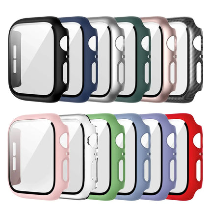 WatchGuard Glass Case for Apple Watch Ultra 2/Series 9/8/7/6/SE 41mm–49mm Screen Protector Cover