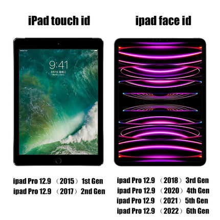 Clear iPad Case with Pencil Holder Pro 11 12.9 10.5 9.7 Mini 6 Air 5 4 TPU Cover