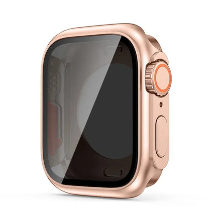 Apple Watch Screen Protector PC Bumper Case 40/41/44/45/46mm Series 10–5 SE Ultra Look - OKEYWOW