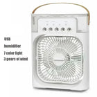 CoolGlow 3 in 1 Mini Air Cooler Fan with Humidifier & LED Night Light