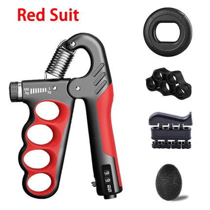 PowerGrip Adjustable Hand Strength Trainer 5 60kg Resistance Grip Exerciser