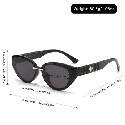 Vela Cat-Eye Sunglasses with UV Protection