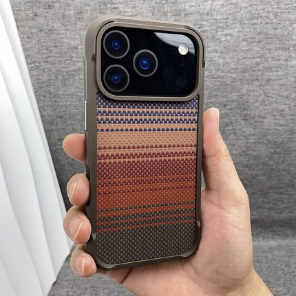 StealthCarbon MagSafe Armor Case for iPhone 17 16 15 Pro Max Frost Shield Cover
