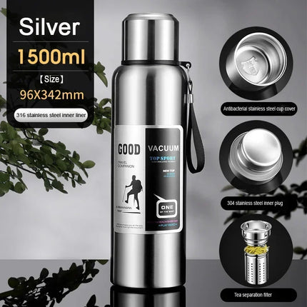 Stainless Steel Insulated Thermos Tumbler Large Capacity Travel Mug