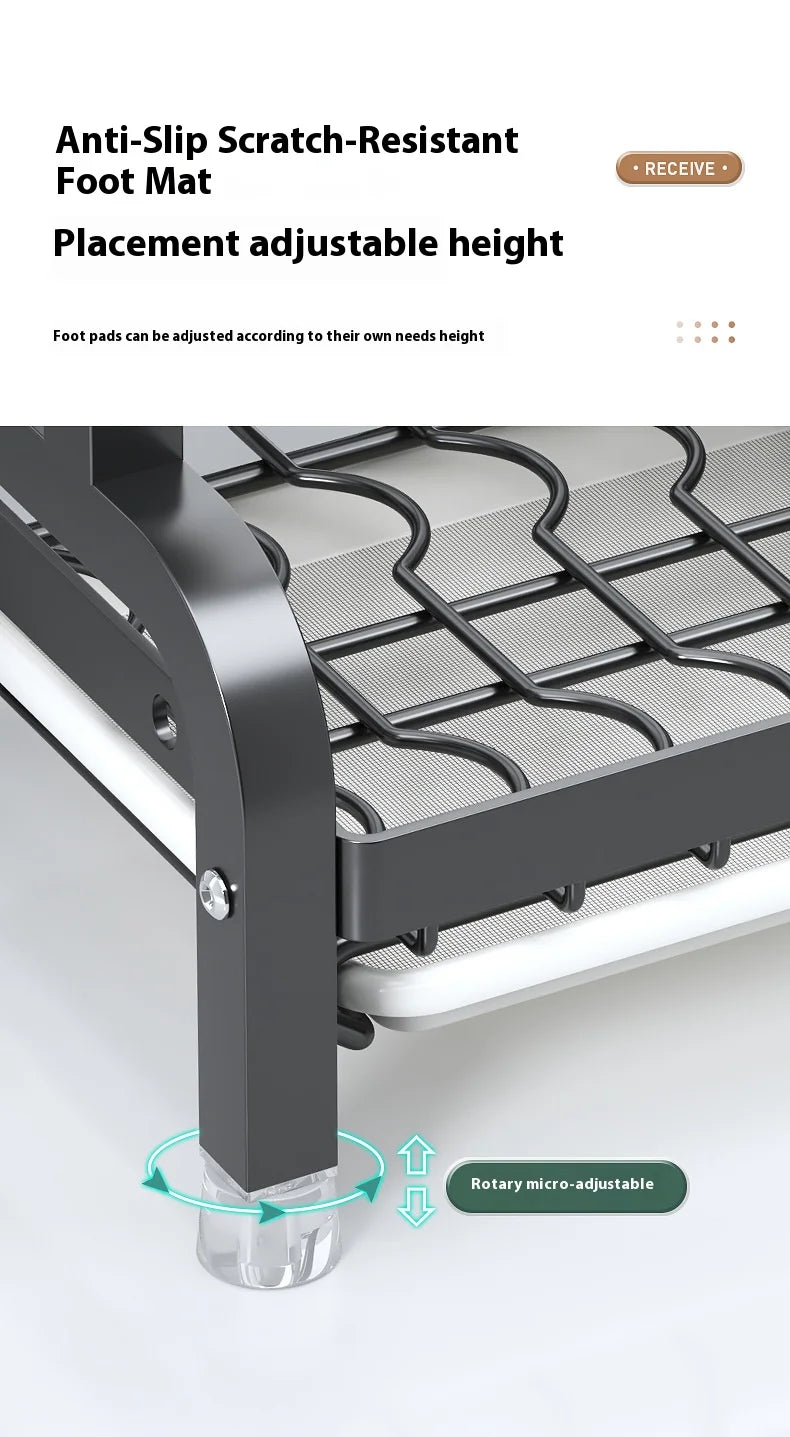 Kitchen storage rack, bowl and dish storage rack, drain rack, household multifunctional bowl and chopstick rack storage box