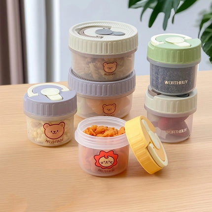 FreshNest Mini Round Food Storage Container with Lid