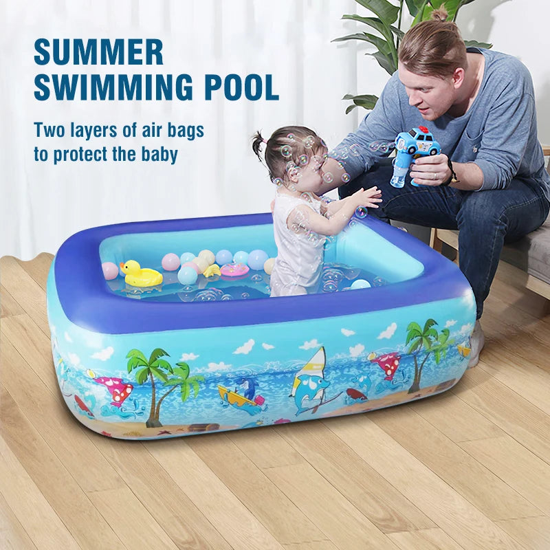 Children's Swimming Pool Inflatable Toys Framed Pools Garden Kids Baby Bath Bathtub Summer Outdoor Indoor Water Game Gifts Kid