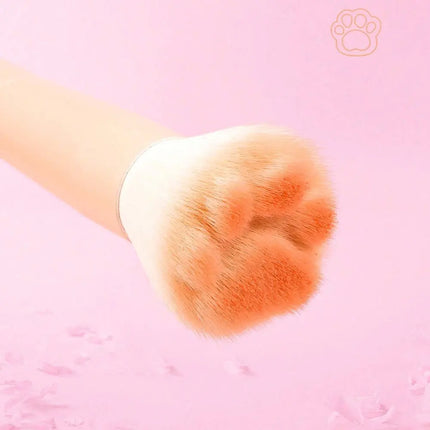 CatPaw Blush Makeup Brush with Storage Case