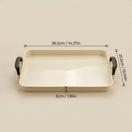 Clear PET Vanity Organiser Tray with Handles