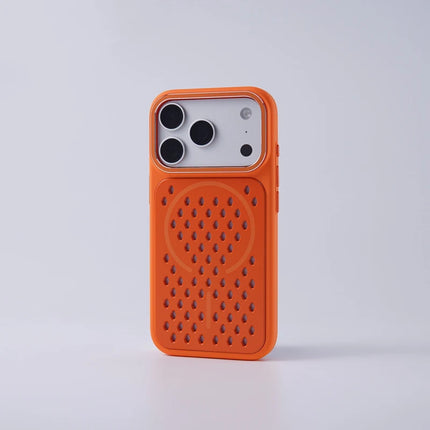 AeroMesh Cooling MagSafe Case for iPhone 17/16 Pro Max Frosted Anti-Fall Cover