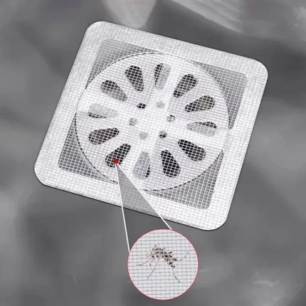 DrainGuard Disposable Hair Catcher Mesh for Shower Floor Sink Bathroom Kitchen Strainer Filter Stopper