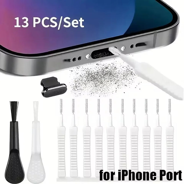 CleanKit Mobile Phone Port & Speaker Cleaning Tool Set for iPhone Samsung Xiaomi