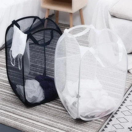 AirFold Laundry Basket Foldable Ventilated Large Capacity Portable Clothes Storage Bin