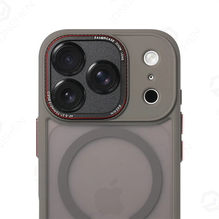 Matte Transparent MagSafe Case for iPhone 17/16/15/14/13 Pro Max Shockproof Bumper Cover