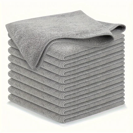 UltraWeave Kitchen Cloth Set 5/10/20pcs Microfiber Absorbent Cleaning Towel Light Gray