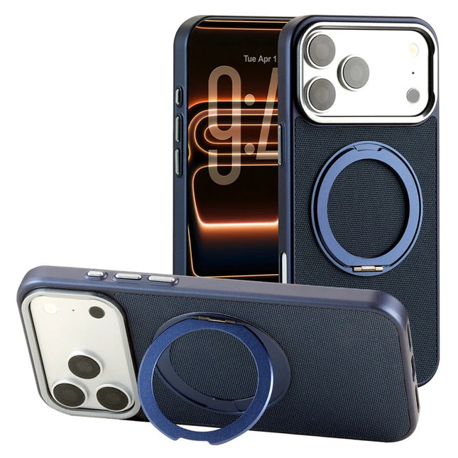 LoomStand Fabric MagSafe Case for iPhone 17/16/15/14/13 Pro Max 360° Kickstand Wireless Cover