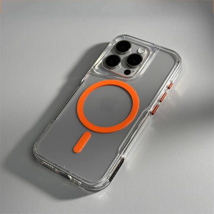 Crystal Clear MagSafe Case for iPhone 17/16/15/14/13/12 Pro Max Anti-Fall PC Cover