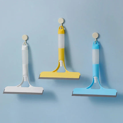 3-in-1 Window Cleaning Squeegee with Spray Bottle and Microfiber Pad