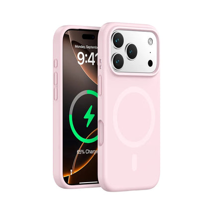 SilkCore MagSafe Silicone Case for iPhone 17 Pro Max/17 Pro/17 Air/17/16 Solid Color Wireless Charge Cover
