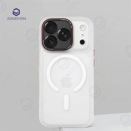 Matte Transparent MagSafe Case for iPhone 17/16/15/14/13 Pro Max Shockproof Bumper Cover
