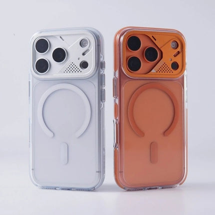 LumiMag Clear Case for iPhone 17 Pro Max/17 Pro MagSafe Metal Lens Protection Hard Cover