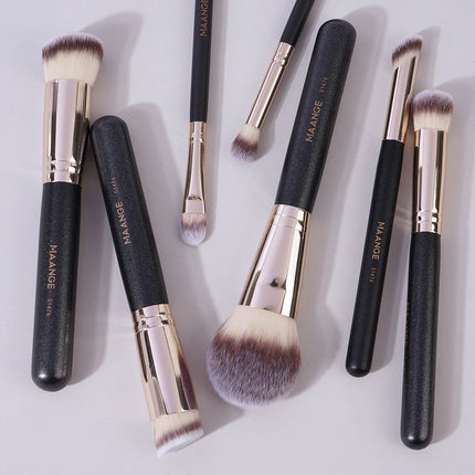 Velora Beauty 7pcs Makeup Brush Set Foundation Powder Concealer Blush Blending Brushes