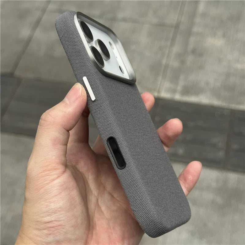 Original Tech Woven Nylon Fabric MagSafe Case for iPhone 17 Pro/17 Pro Max with Active Touch Camera Button