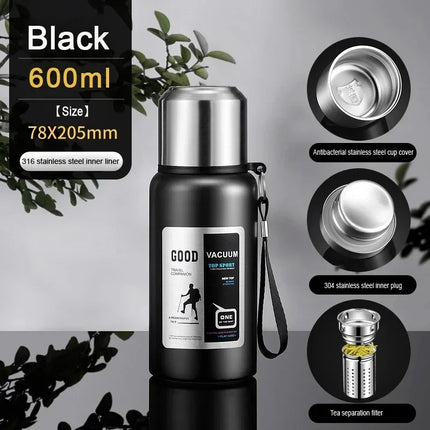 Stainless Steel Insulated Thermos Tumbler Large Capacity Travel Mug
