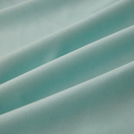 OkeyWOW cotton fitted sheet in solid color with elastic edges for king or queen beds, 160x200cm or 200x200cm, non-slip mattress cover.
