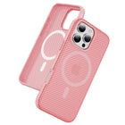 Carbon Fiber Frosted MagSafe Case for iPhone 17/16/15/14/13/12 Pro Max Clear Shockproof Cover