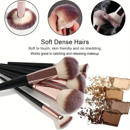 Velora Beauty 3/20pcs Makeup Brush Set Soft Fluffy Eyeshadow Foundation Blending Kabuki Tool