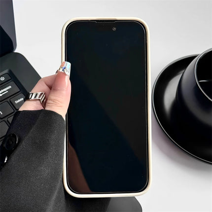 OKEYWOW iPhone cartoon dog soft leather shockproof case for iPhone 11 to 16 Pro Max, featuring a playful dog design and durable material.