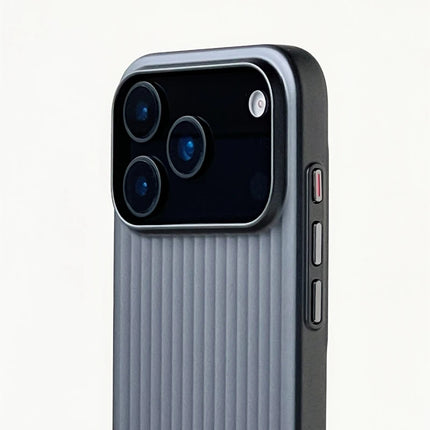 MagSafe 3D Stripe Phone Case iPhone 17–14 Pro Max Shockproof Matte Wireless Charge Cover