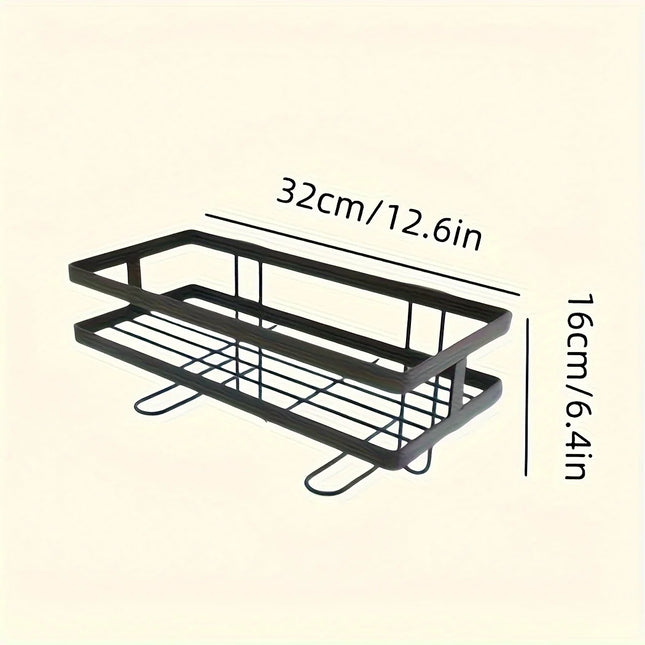 No Drill Bathroom Storage Rack Multifunctional Toilet Organizer Wall Shelf