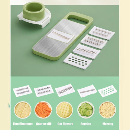 PrepEase 9-in-1 Multi Vegetable Chopper & Mandoline Slicer