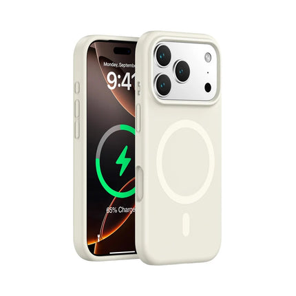 SilkCore MagSafe Silicone Case for iPhone 17 Pro Max/17 Pro/17 Air/17/16 Solid Color Wireless Charge Cover