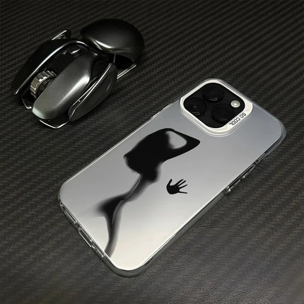 OKEYWOW shockproof laser PC TPU iPhone case for models 12 to 16, featuring a sleek design and protective cover.
